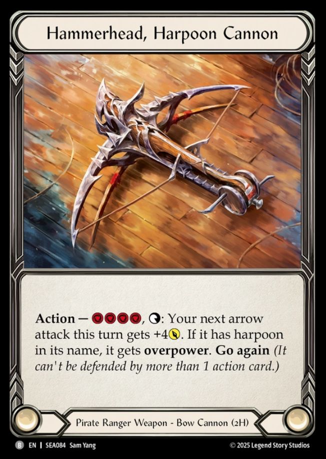 SEA084//SEA094 Hammerhead, Harpoon Cannon//Redspine Manta