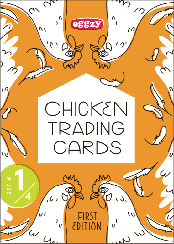 Chicken Trading Cards - Pack 1, 1st Edition