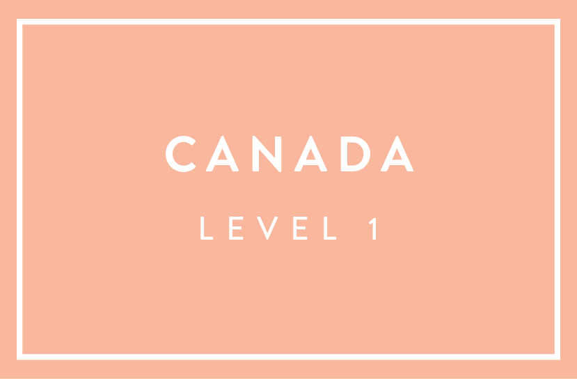 Level 1 Workshop - Canada