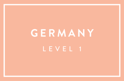 Level 1 Workshop - Germany