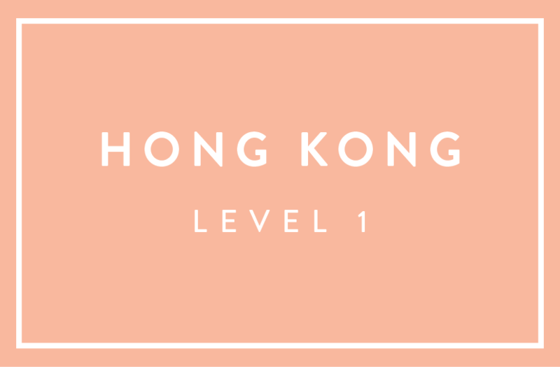 Level 1 Workshop - Hong Kong