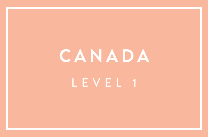 Level 1 Workshop - Canada