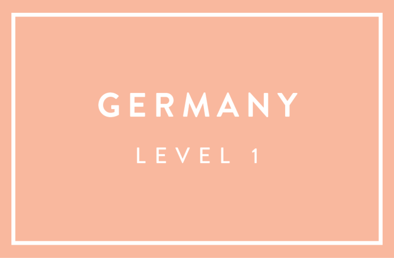 Level 1 Workshop - Germany