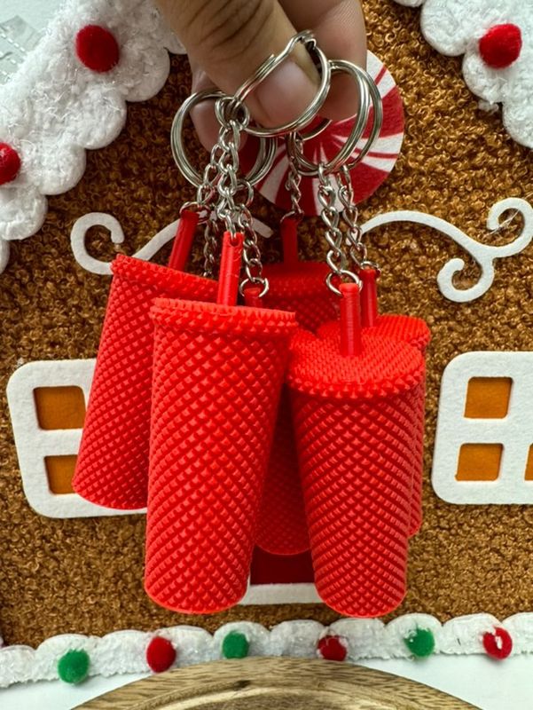 RED CUP KEYCHAINS (SET OF 12)