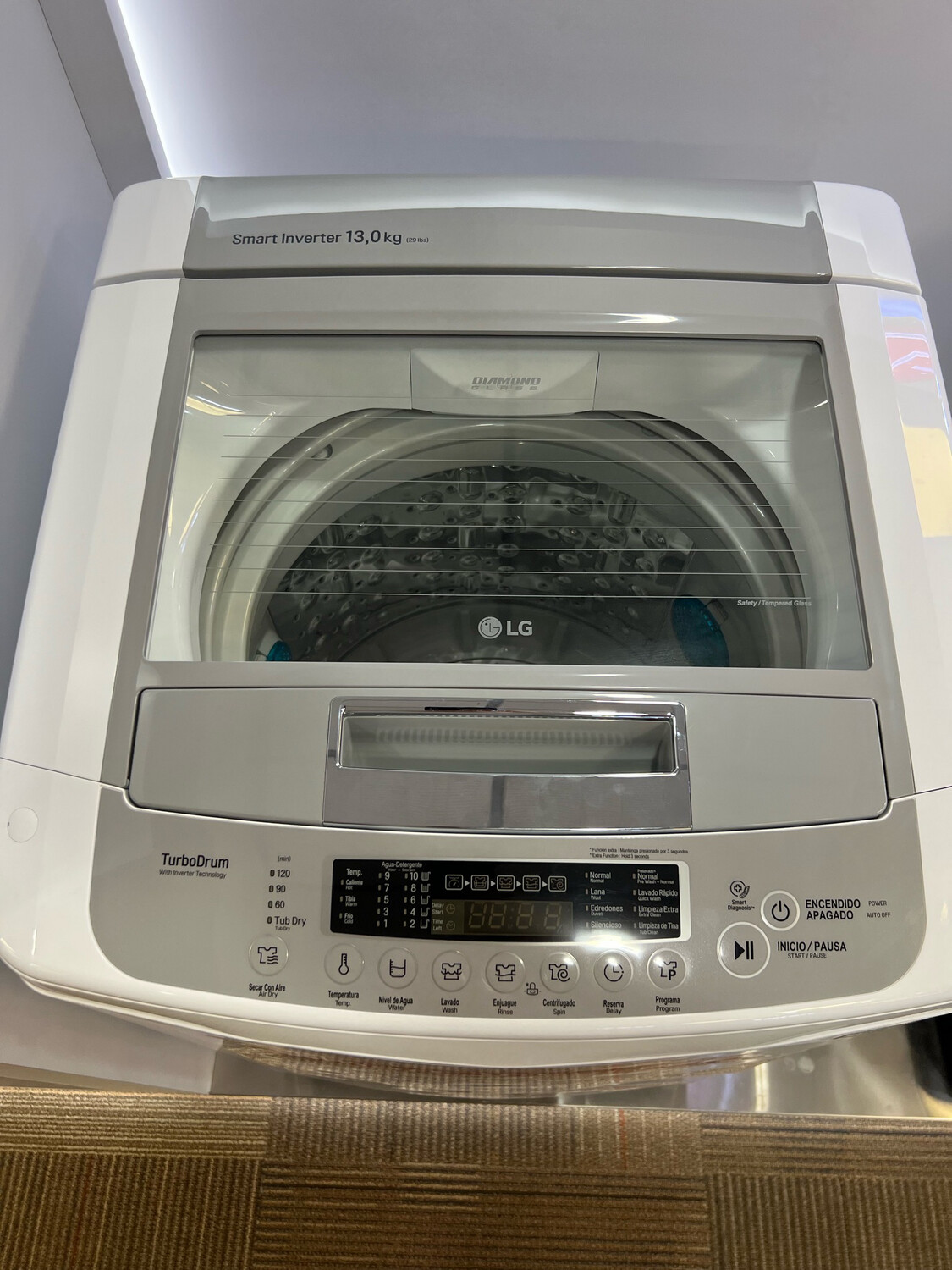 Lavadora automática (Inverter) LG 13 kg