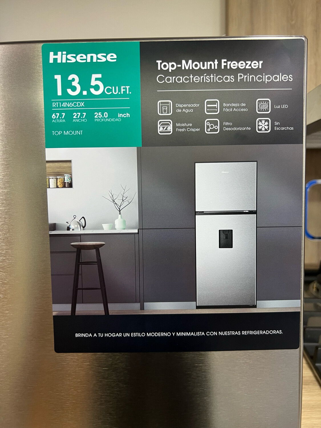 Refrigerador Hisense 13.5 pies