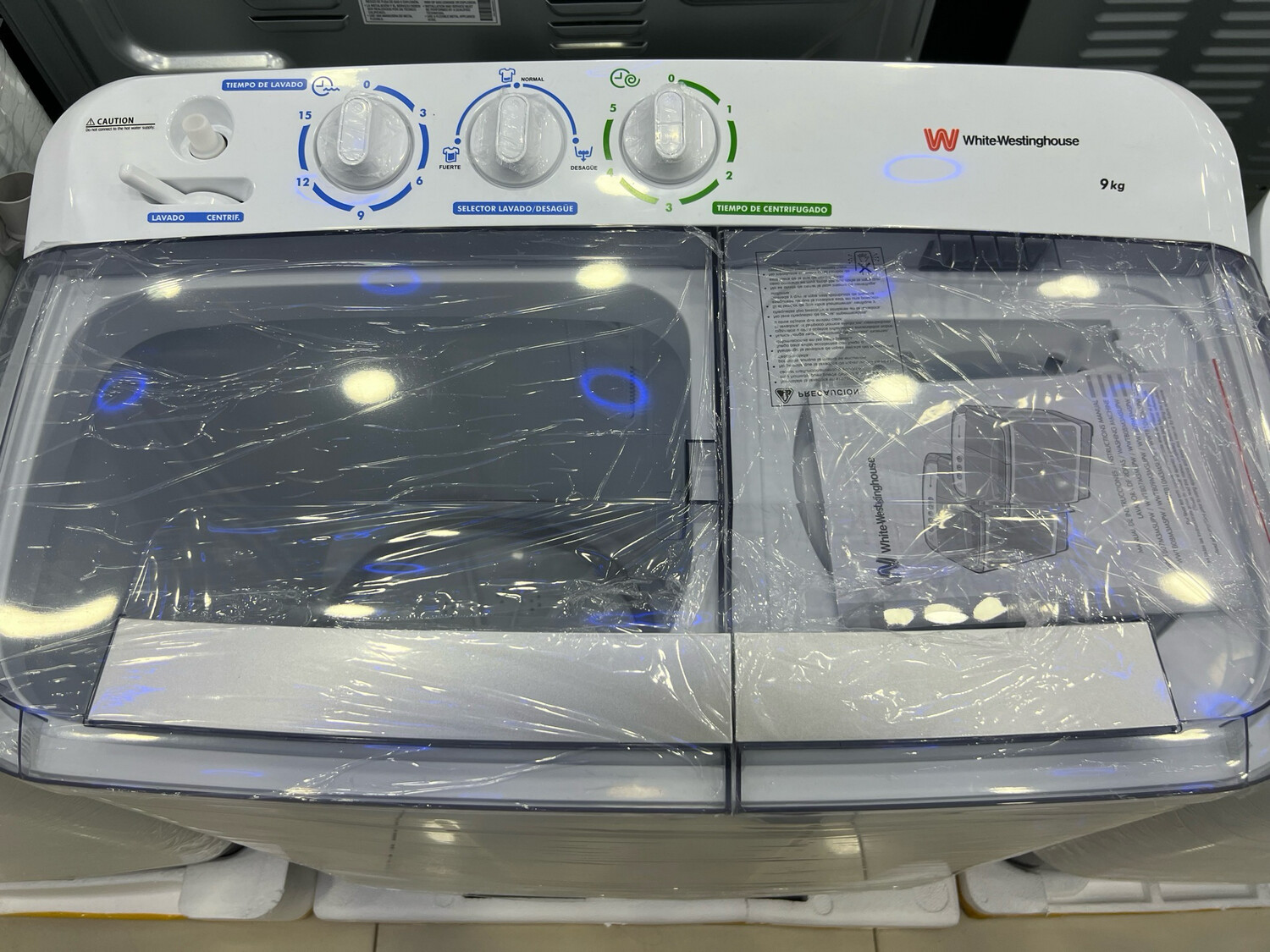 Lavadora Semiautomática White-Westinghouse 9 kg