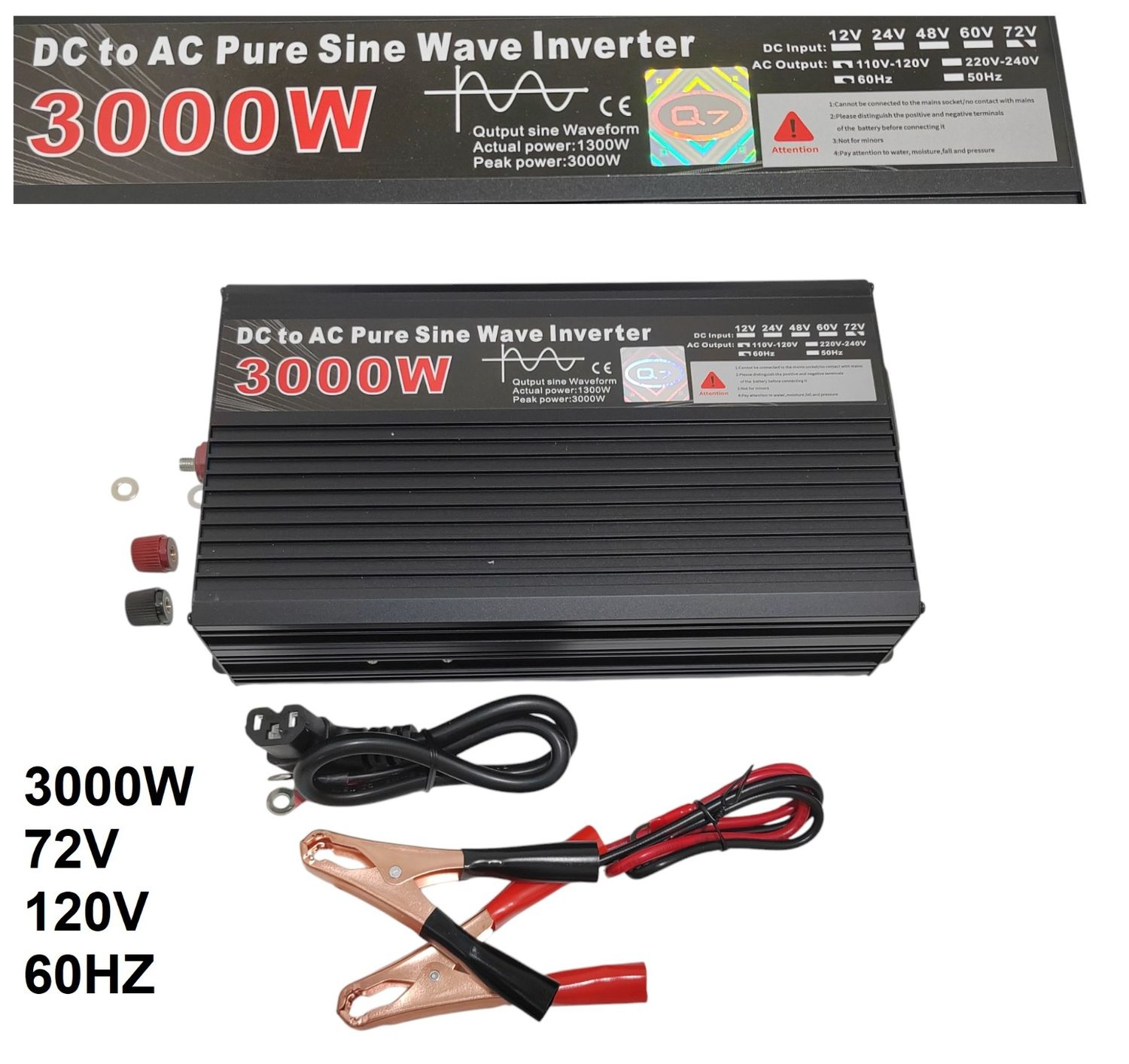 Inversor de Corriente 3000 watts