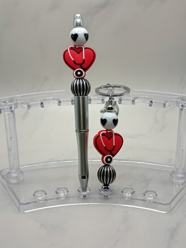 Heart of Health Pen and Keychain Set