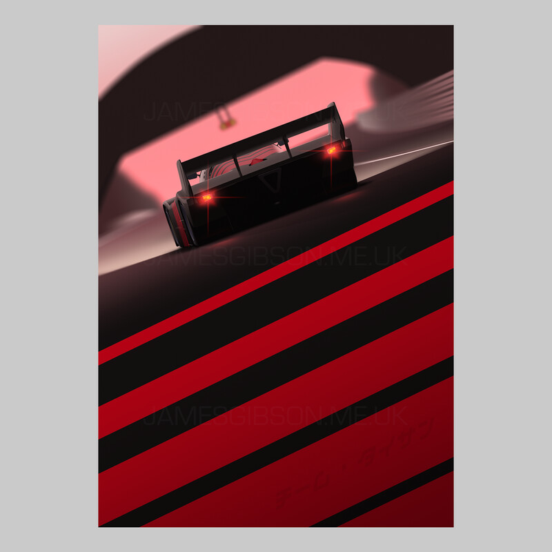 A2 Print - Taisan Porsche 962