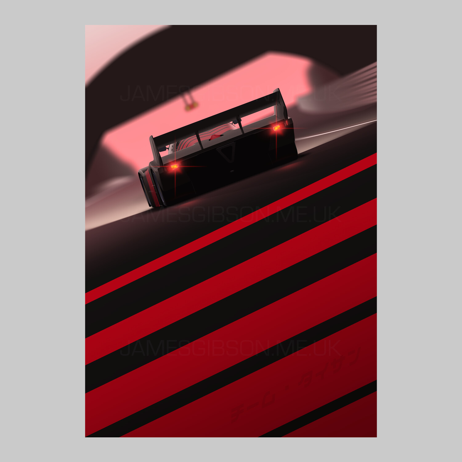 A3 Print - Taisan Porsche 962