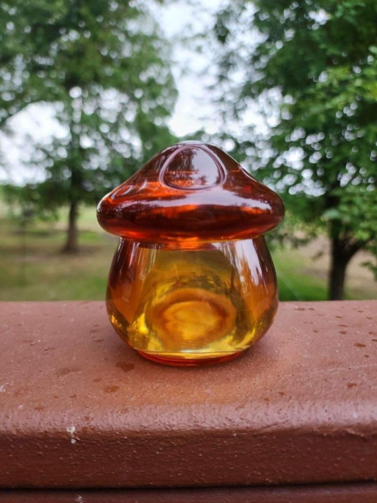 Small Epoxy Mushroom Container