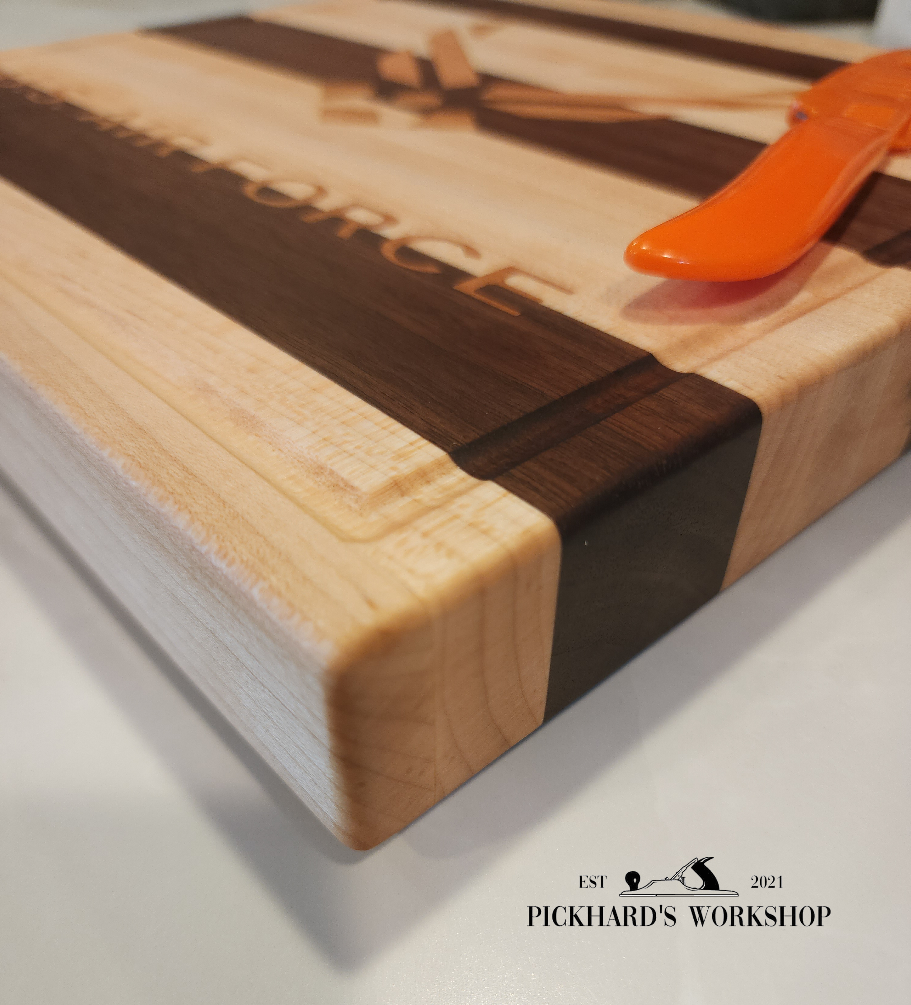 Military Branches Inlay Cutting Board