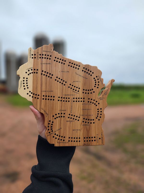Hickory Travel Cribbage Board
