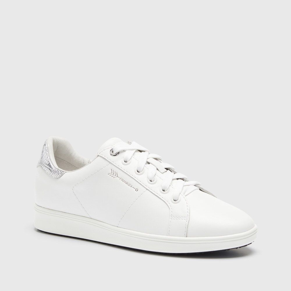 Frankie4 - Jackie III, Colour: White/Silver Lizard, Size: 5