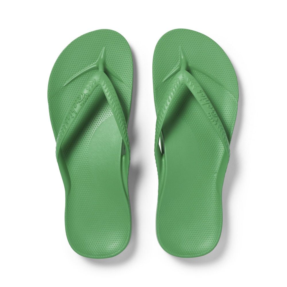 Archies - Arch Support Thongs Kelly Green, Colour: Kelly Green, Size: M4 / W5