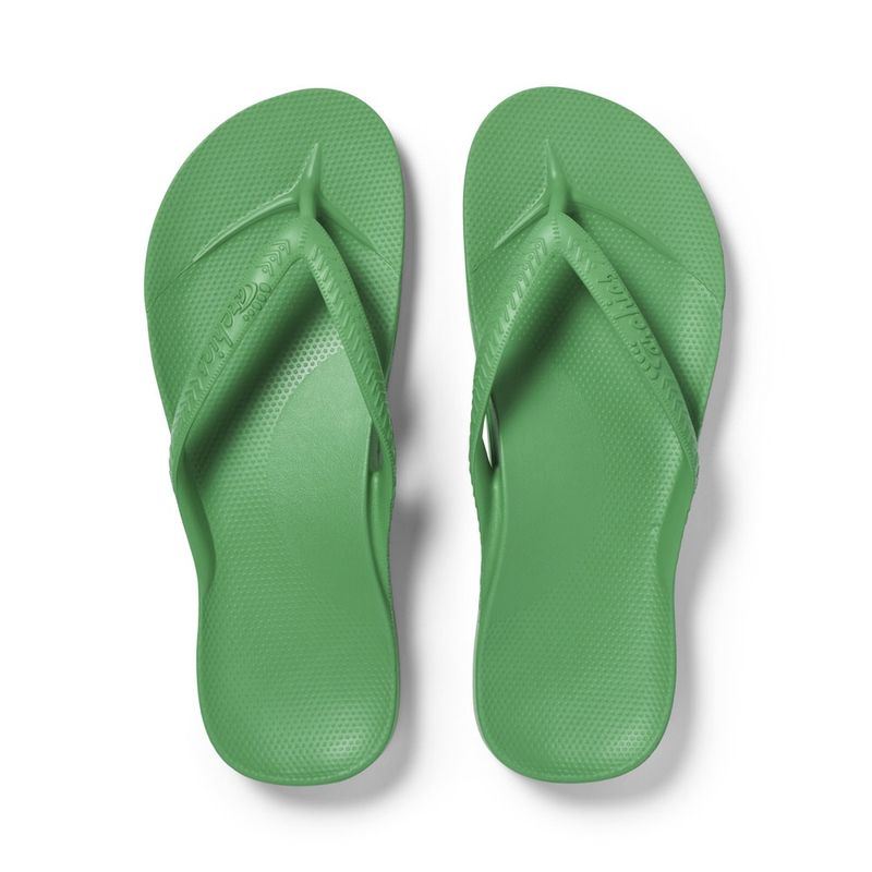 Archies - Arch Support Thongs Kelly Green