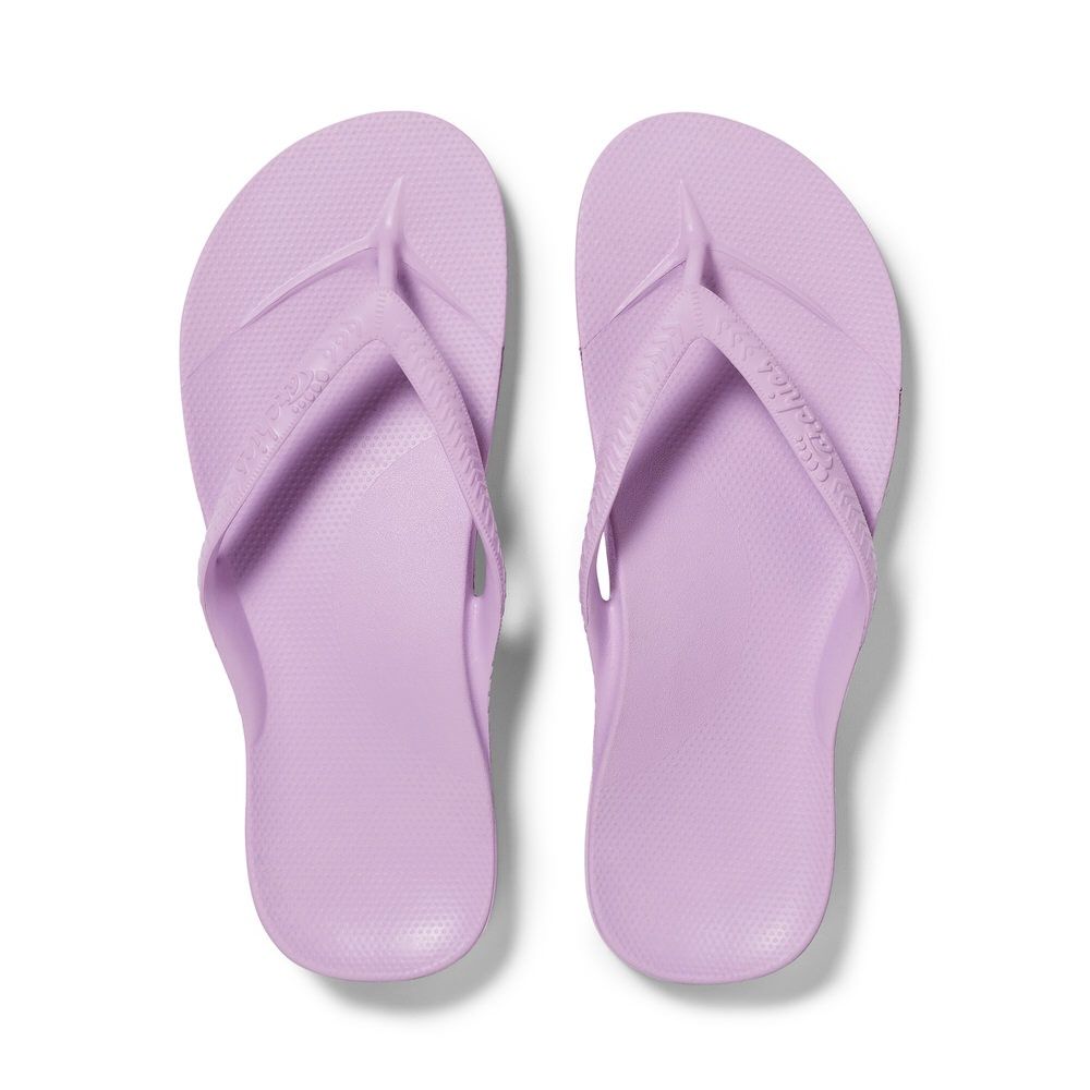Archies - Arch Support Thongs Lilac