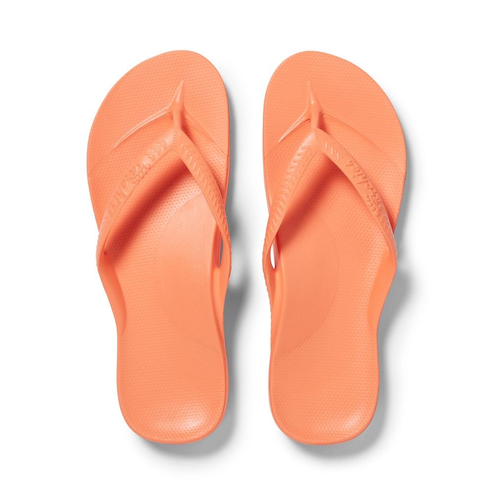 Archies - Arch Support Thongs Peach, Colour: Peach, Size: M4 / W5