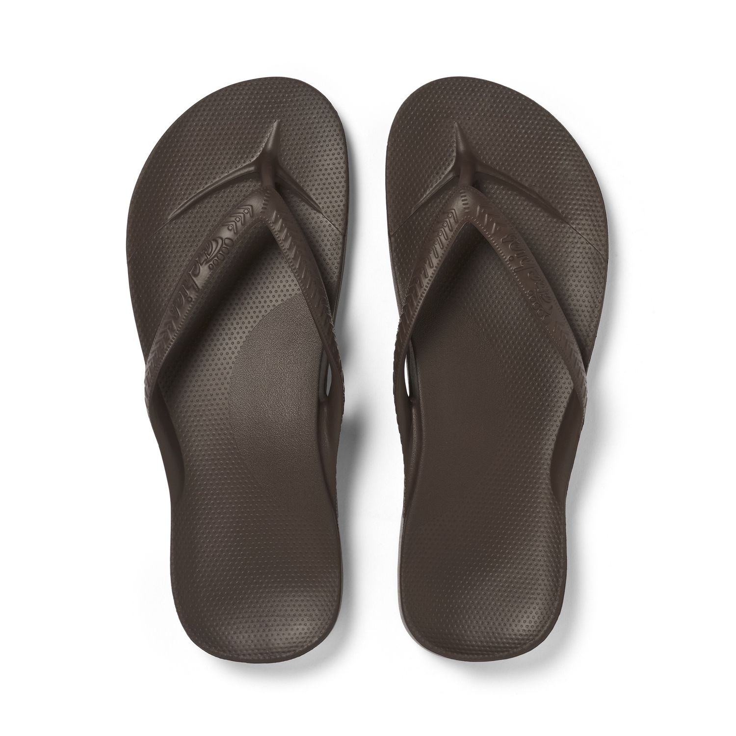 Archies - Arch Support Thongs Brown, Colour: Brown, Size: M4 / W5