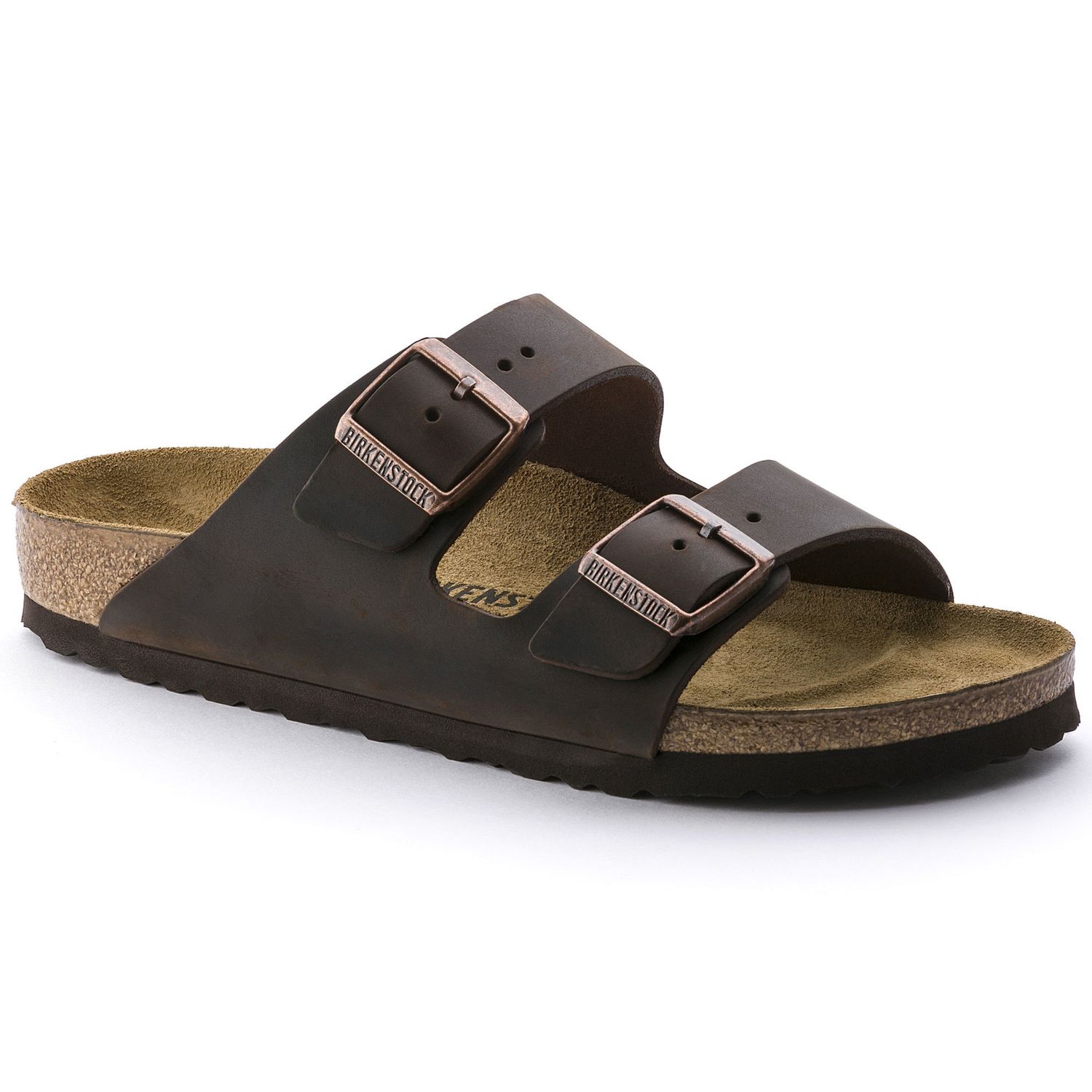 Birkenstock - Arizona Oiled Leather Habana, Colour: Habana, Fitting: Narrow, Size: 35