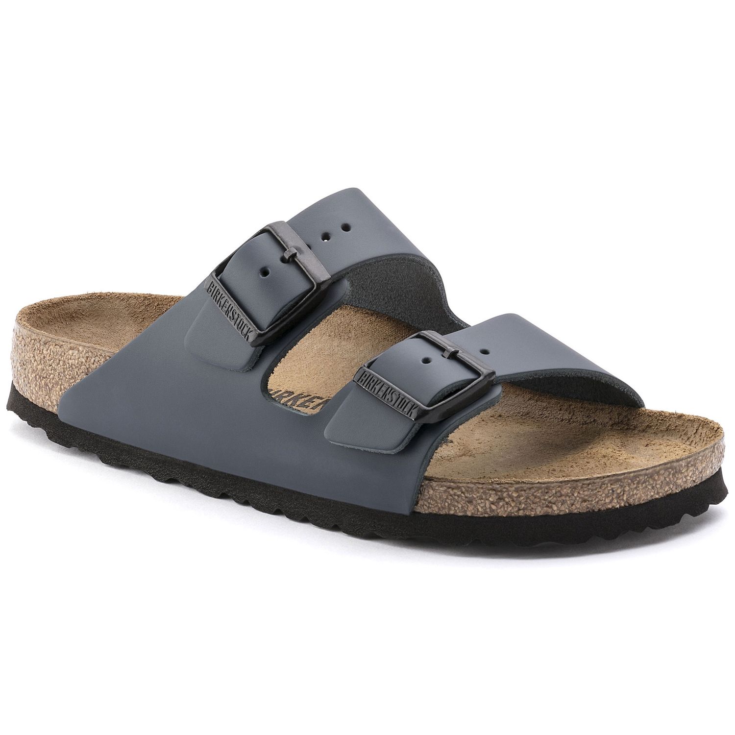 Birkenstock - Arizona Smooth Leather Blue, Colour: Blue, Fitting: Narrow, Size: 35