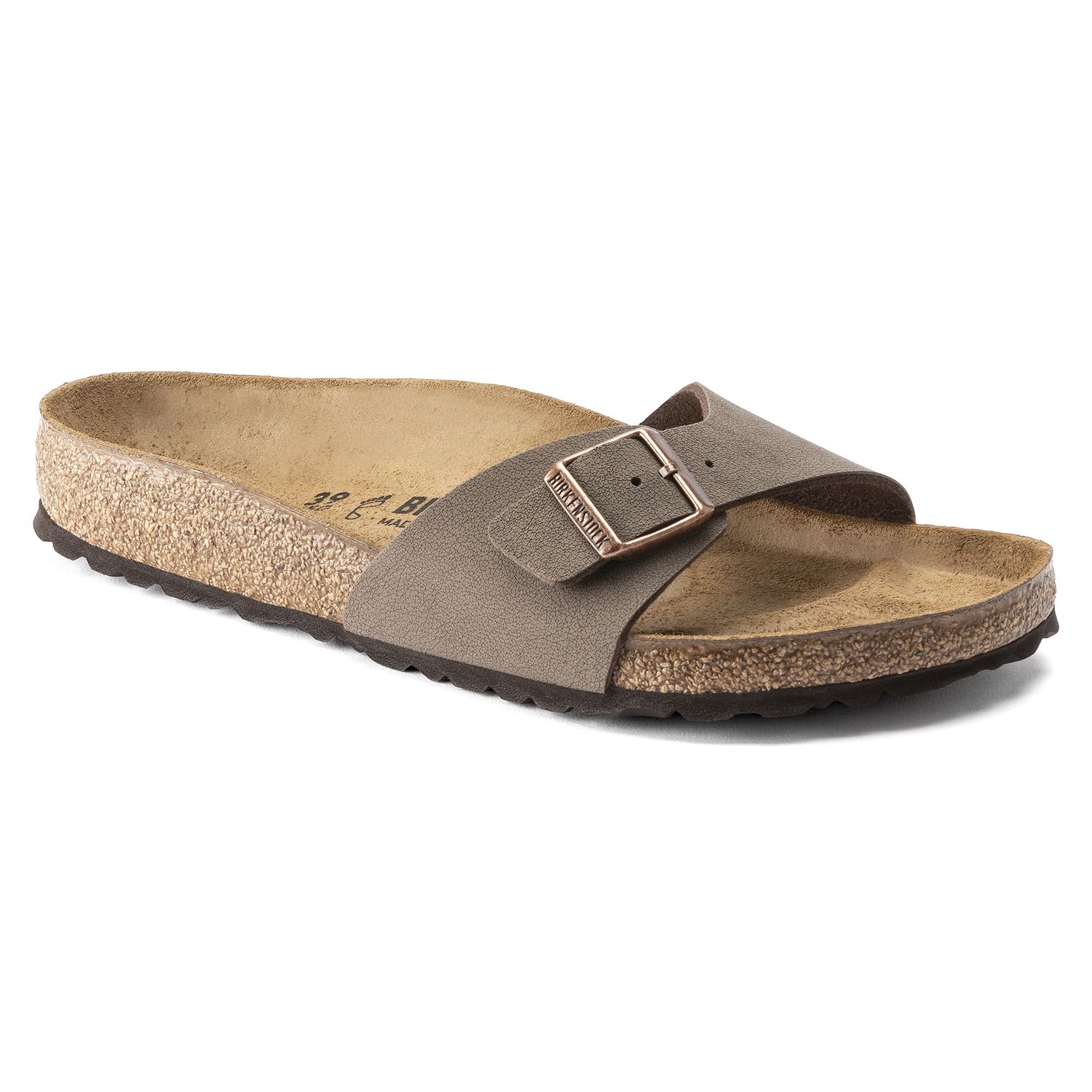 Birkenstock - Madrid BirkiBuc Mocca, Colour: Mocca, Fitting: Narrow, Size: 35