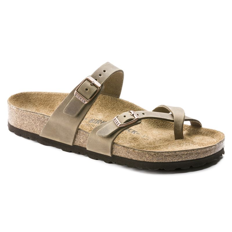 Birkenstock - Mayari Oiled Leather Tabacco Brown