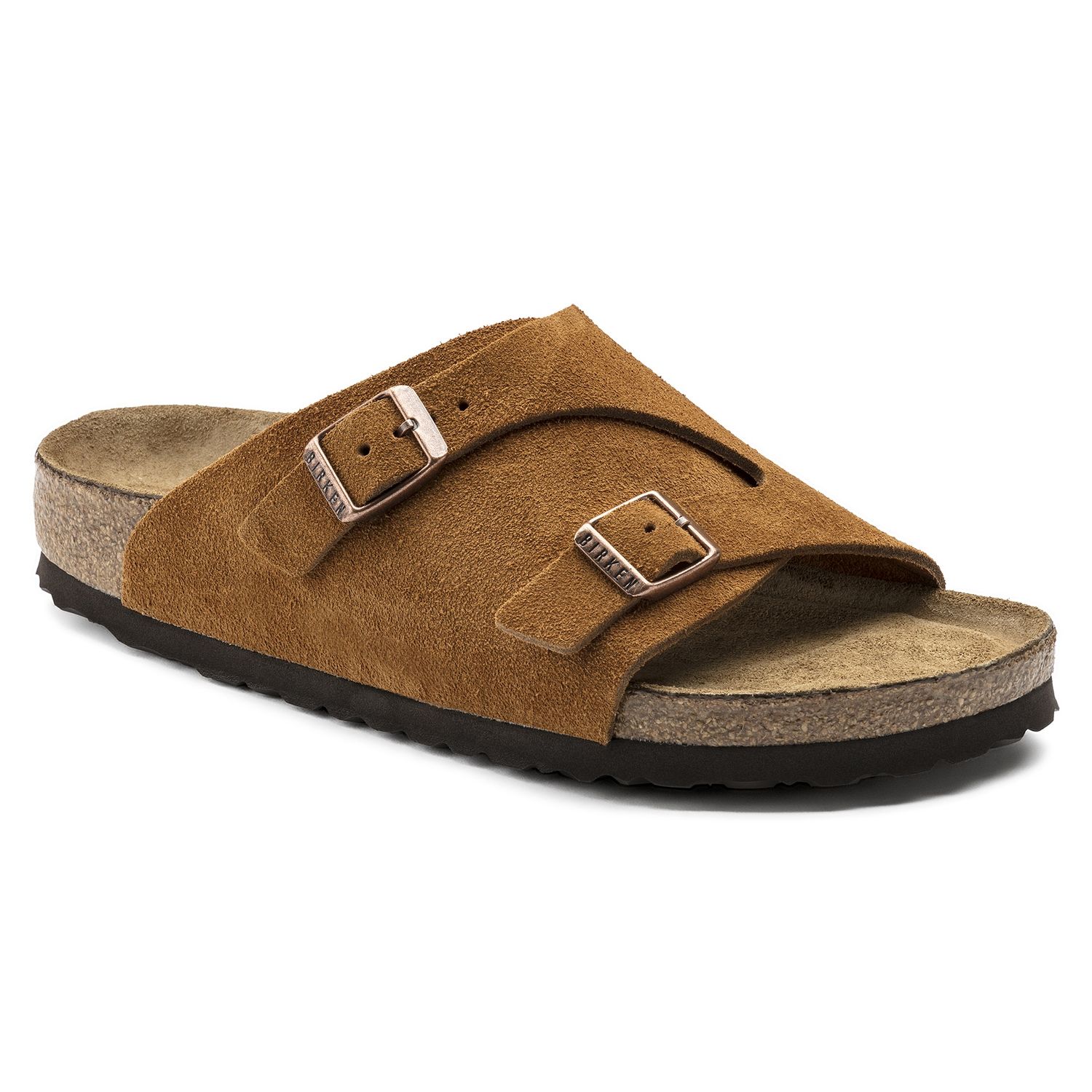 Birkenstock - Zurich SFB Suede Leather Mink, Colour: Mink, Fitting: Narrow, Size: 35