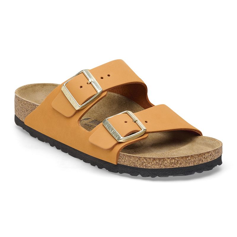 Birkenstock - Arizona Nubuck Leather Burnt Orange