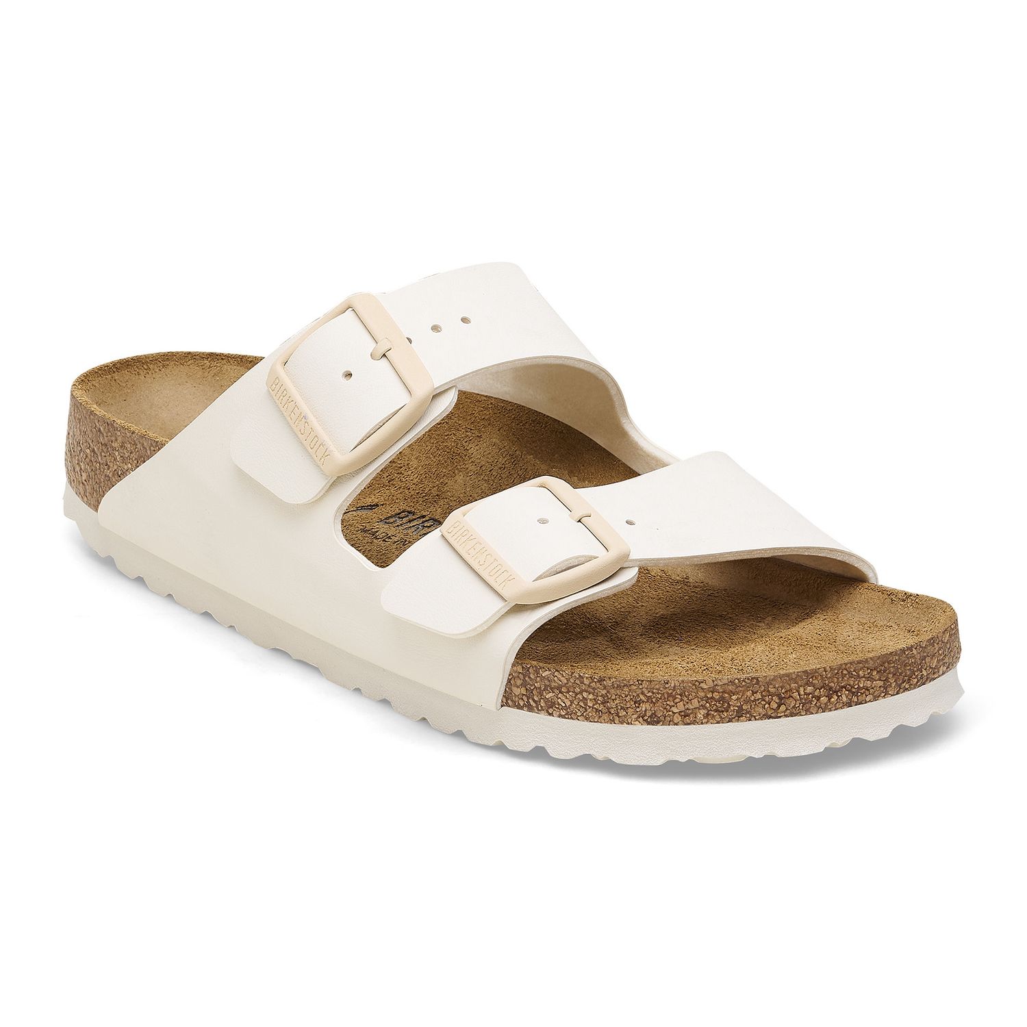 Birkenstock - Arizona Birko-Flor Eggshell, Colour: Eggshell, Fitting: Narrow, Size: 35