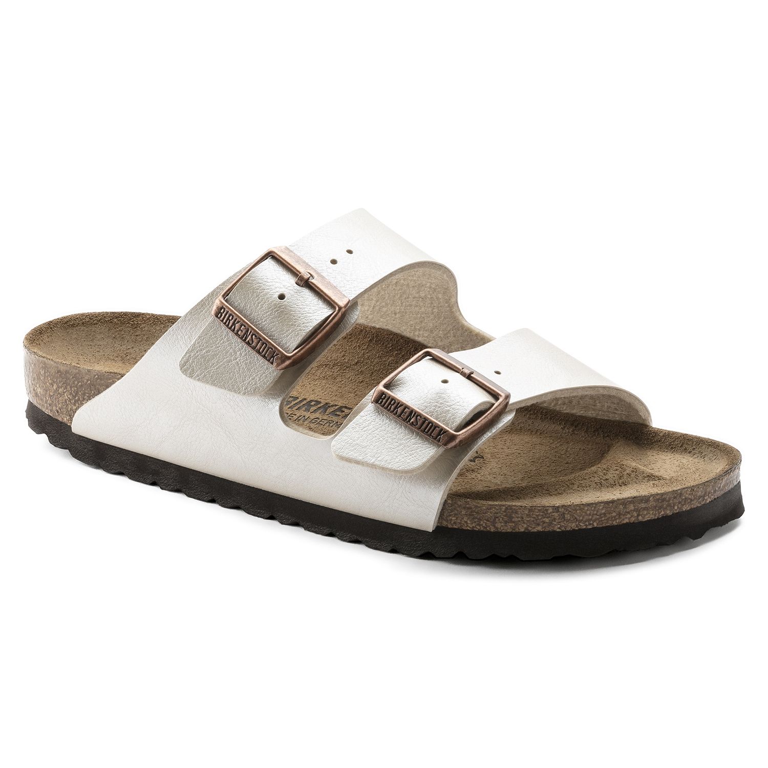 Birkenstock - Arizona Birko-Flor Graceful Pearl White