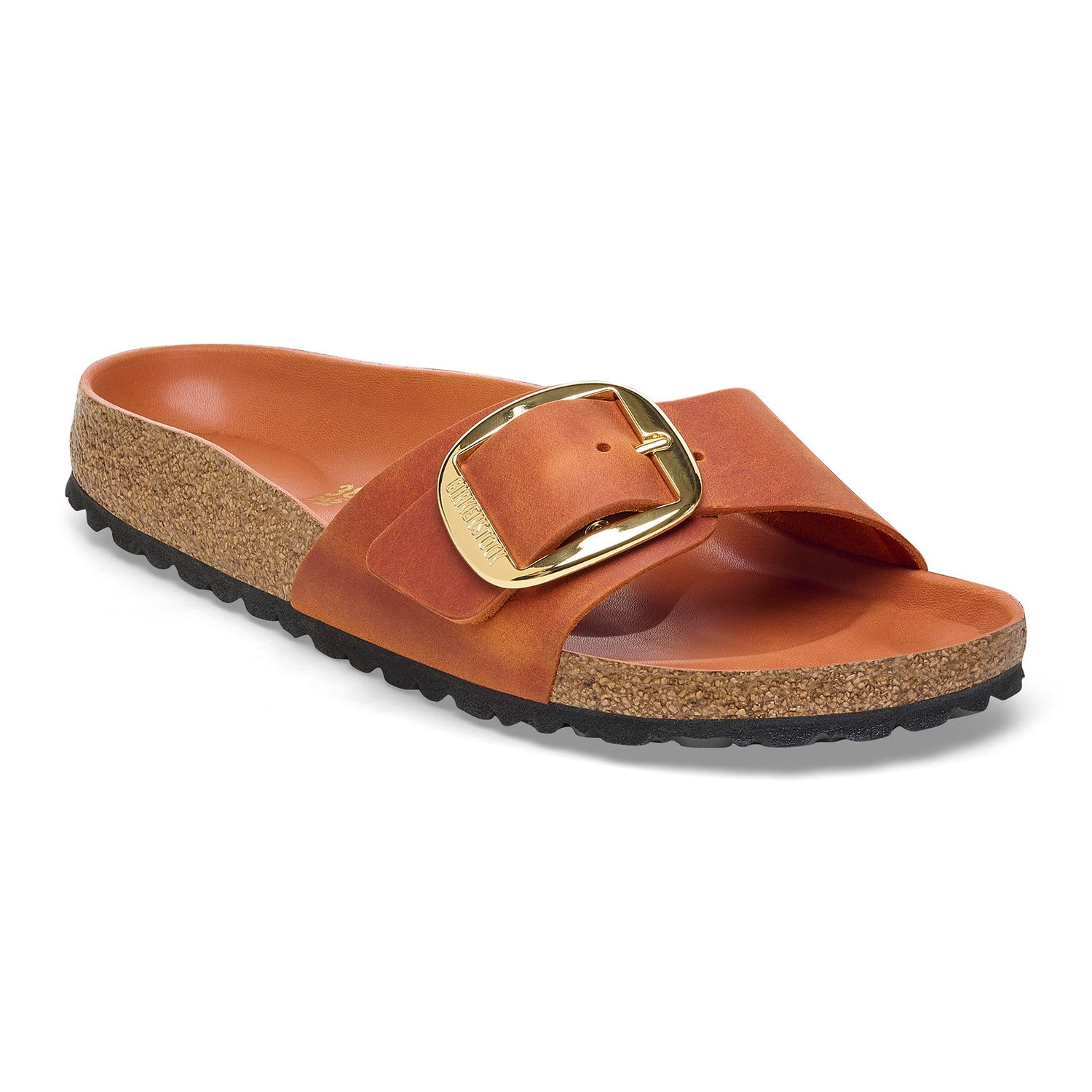 Birkenstock - Madrid Big Buckle Oiled Leather Burnt Orange