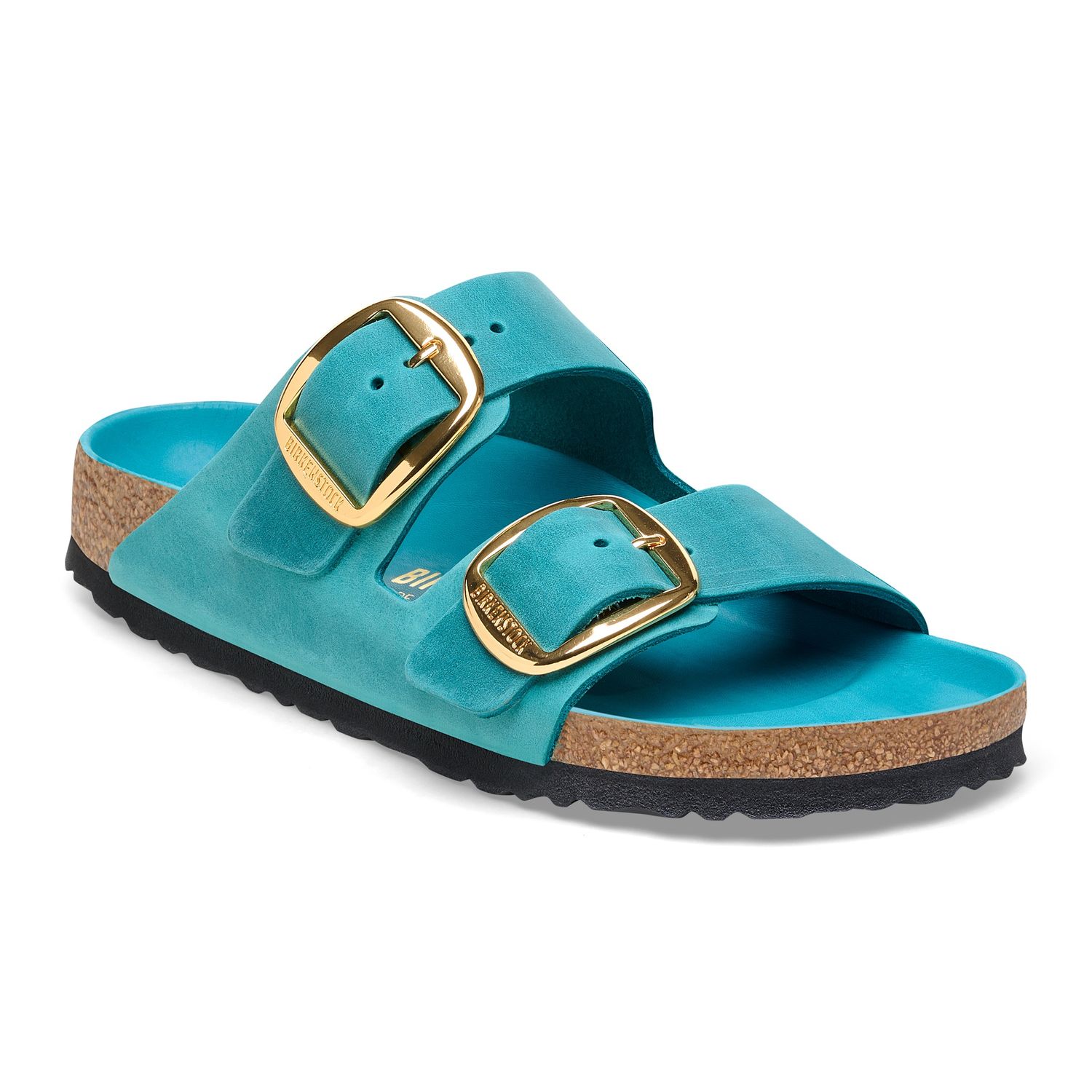 Birkenstock - Arizona Big Buckle Oiled Leather Biscay Bay, Colour: Biscay Bay, Fitting: Narrow, Size: 36