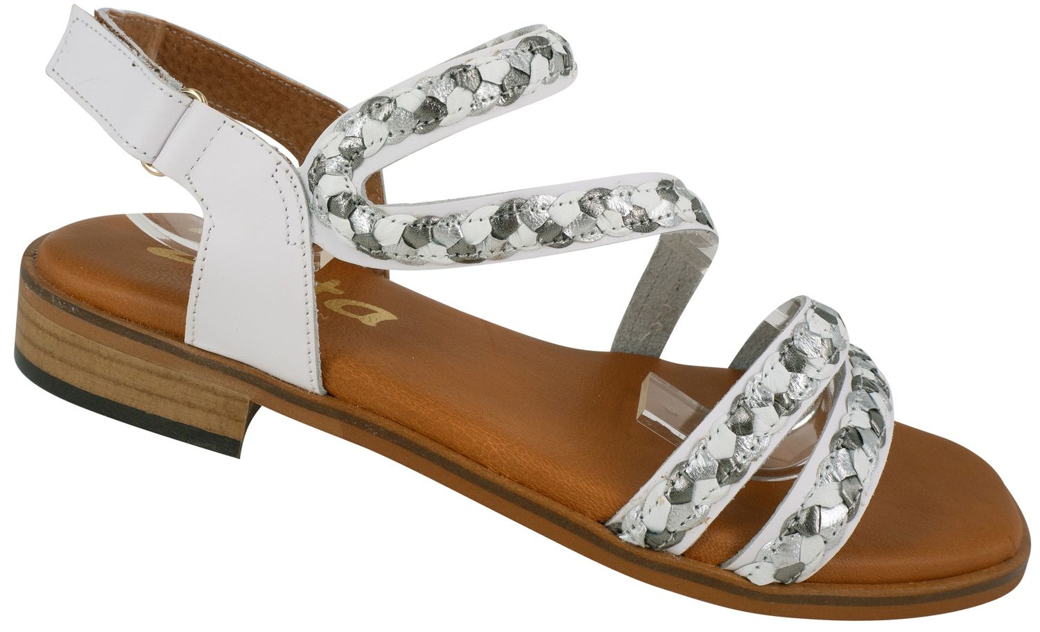 Zeta - Della, Colour: Trenz 3 Cabos/V.Multi Blanc-Met/Blanc, Size: 36