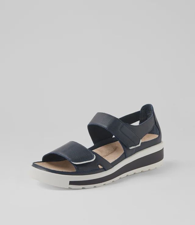 Ziera - Gedd, Colour: Navy - White Leather, Fitting: W, Size: 37