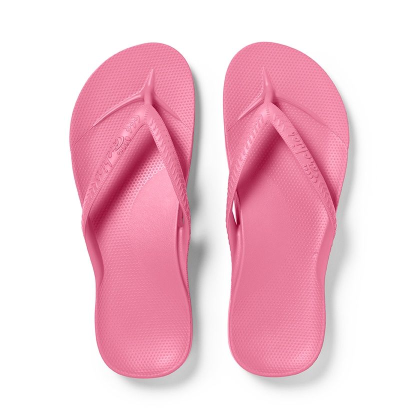 Archies - Arch Support Thongs Hot Pink