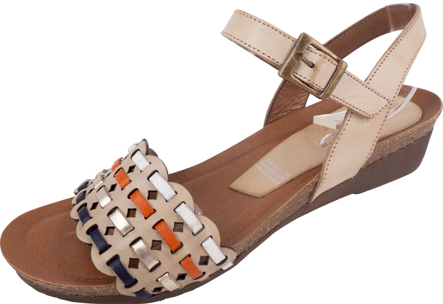 Zeta - Odette, Colour: Vaq. Beige Multi, Size: 36