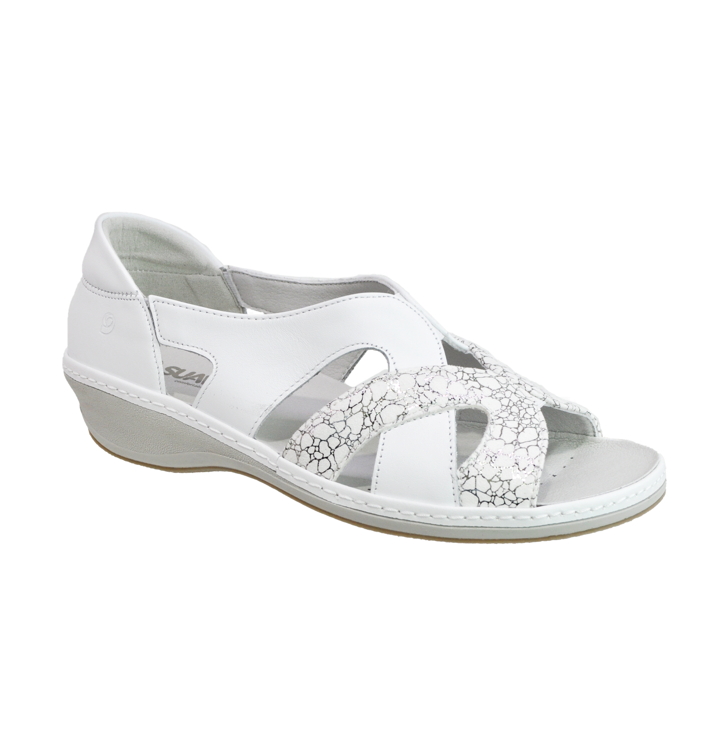 Suave - Vichy, Colour: White, Size: 36