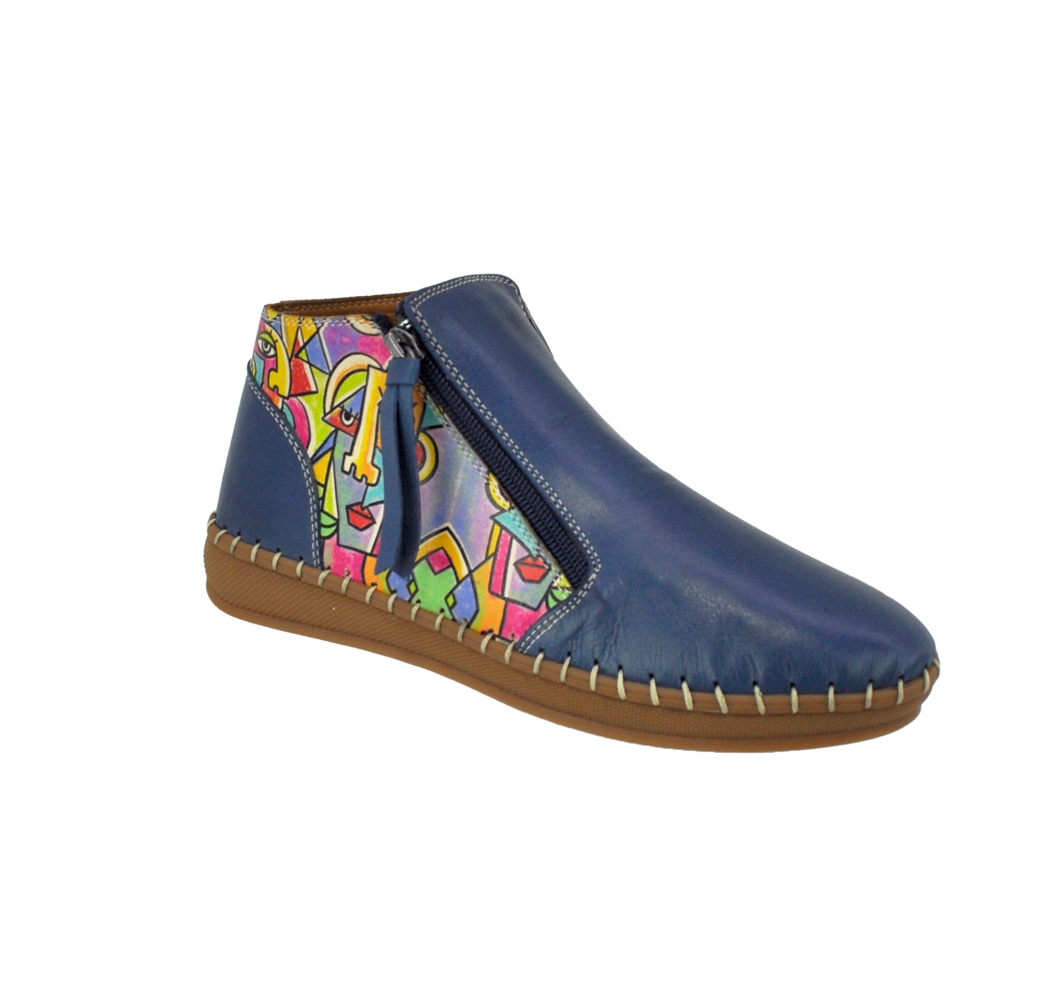 Sala - Regan, Colour: Wishes Picasso (Navy), Size: 36