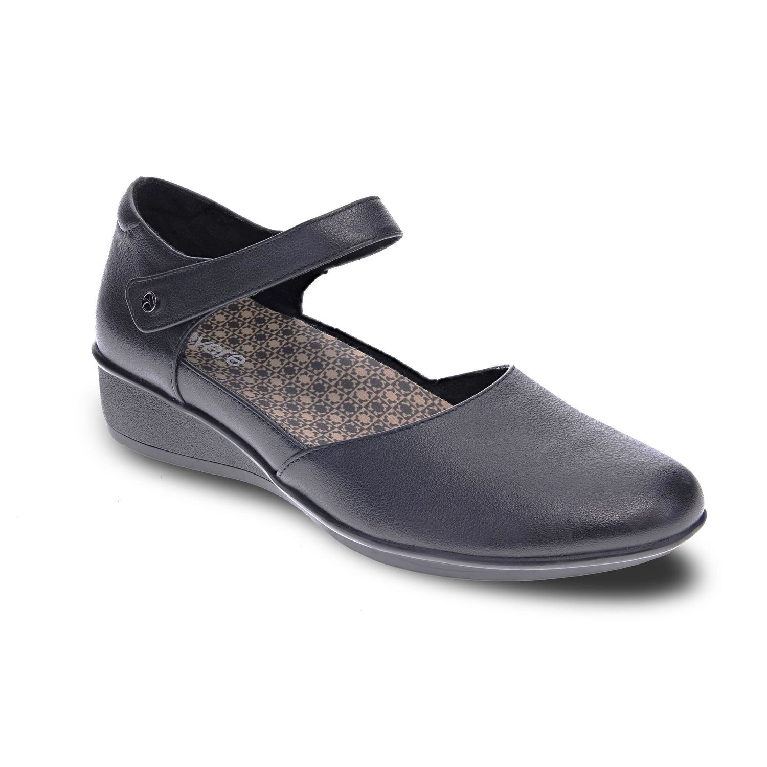 Revere - Osaka, Colour: Black French, Fitting: Wide, Size: 5