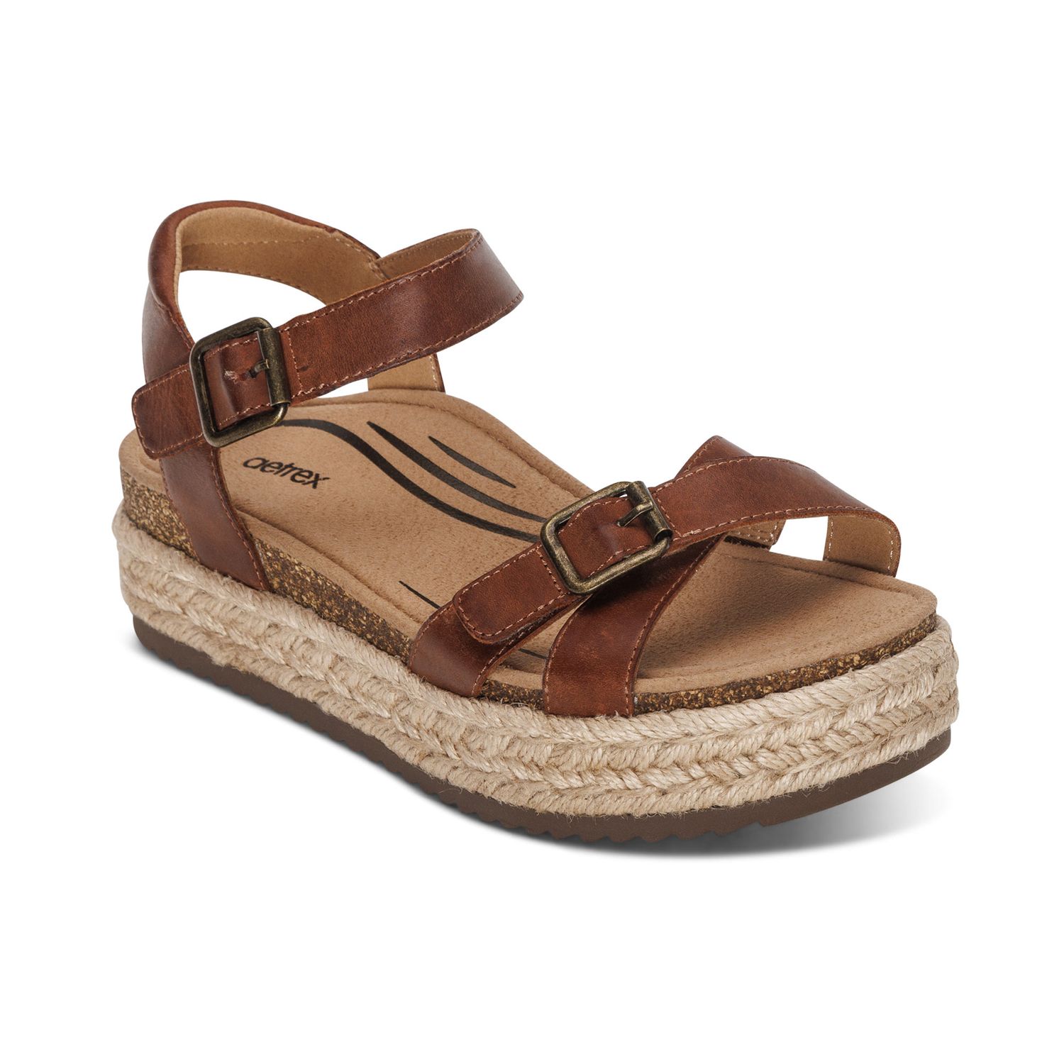 Aetrex - Paula, Colour: Walnut, Size: 36