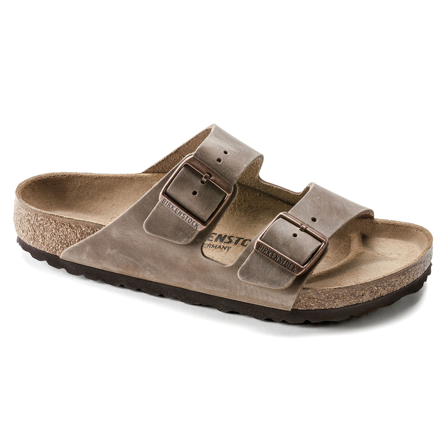 Birkenstock - Arizona Oiled Leather Tabacco Brown, Colour: Tabacco Brown, Fitting: Narrow, Size: 35