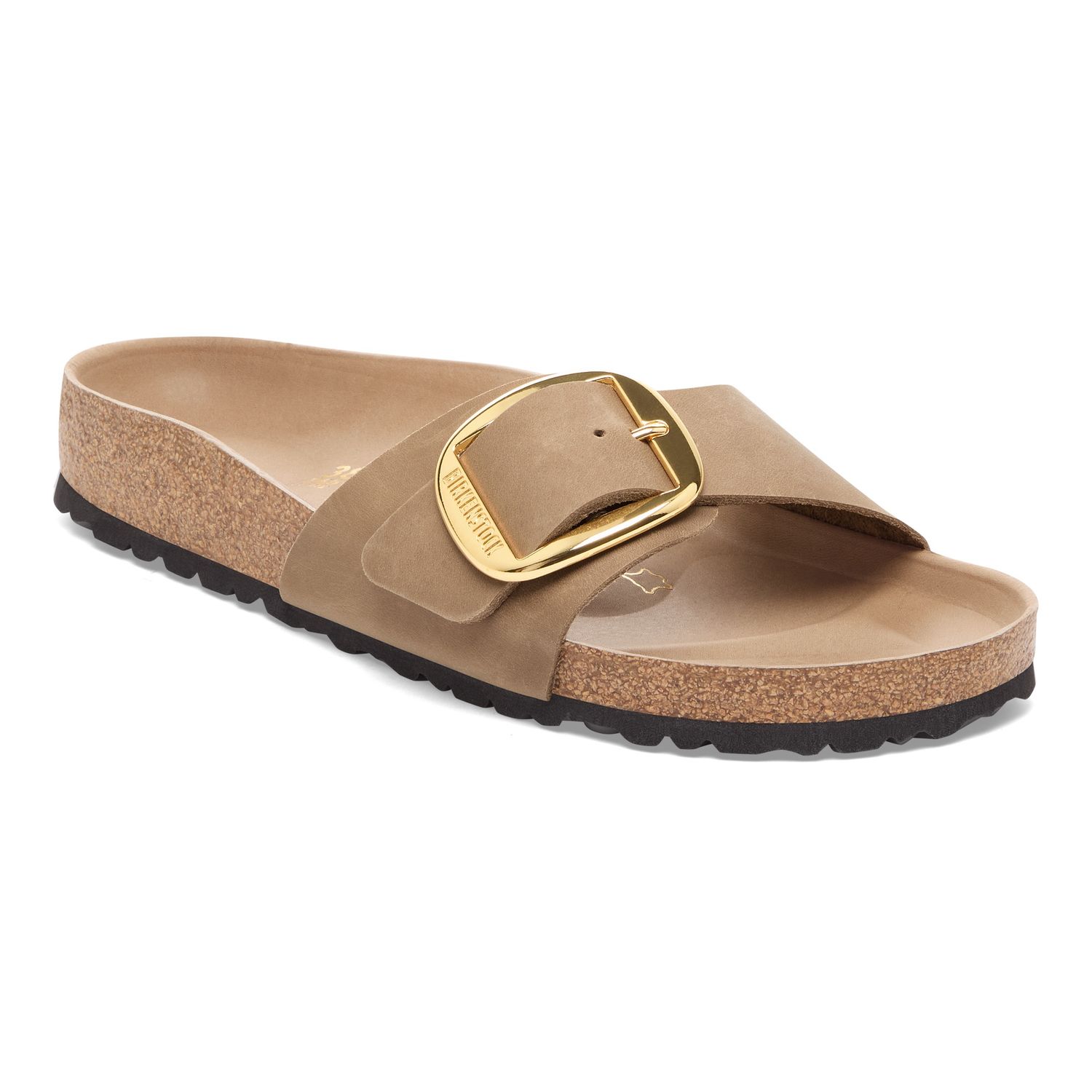 Birkenstock - Madrid Big Buckle Oiled Leather Tabacco Brown, Colour: Tabacco Brown, Fitting: Narrow, Size: 36