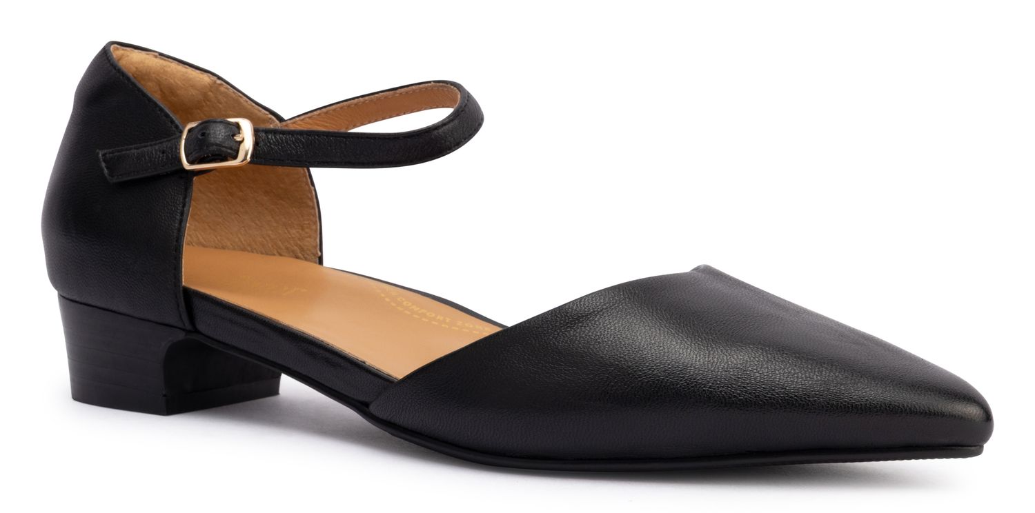 Silver Lining - Electra, Colour: Black Leather, Size: 37