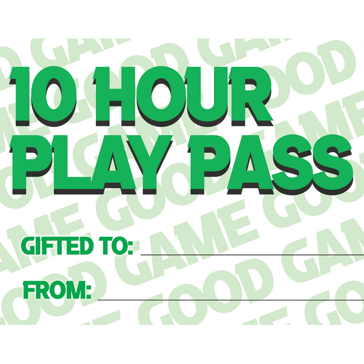10 Hours Play Pass