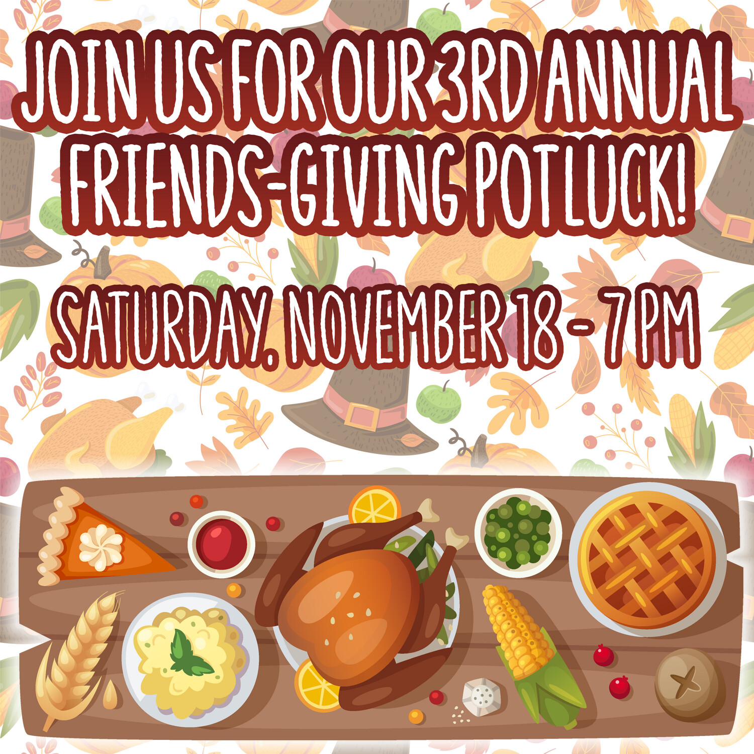 FriendsGiving - Nov 23rd