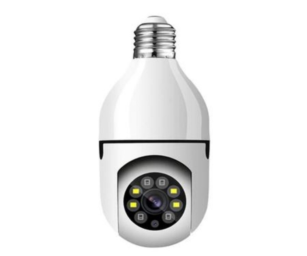 Câmera Lâmpada 2023 | Câmera Espiã de Segurança WiFi, 1080P com Visão Noturna Infravermelha | Câmera de Vigilância