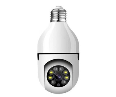 Câmera Lâmpada 2023 | Câmera Espiã de Segurança WiFi, 1080P com Visão Noturna Infravermelha | Câmera de Vigilância