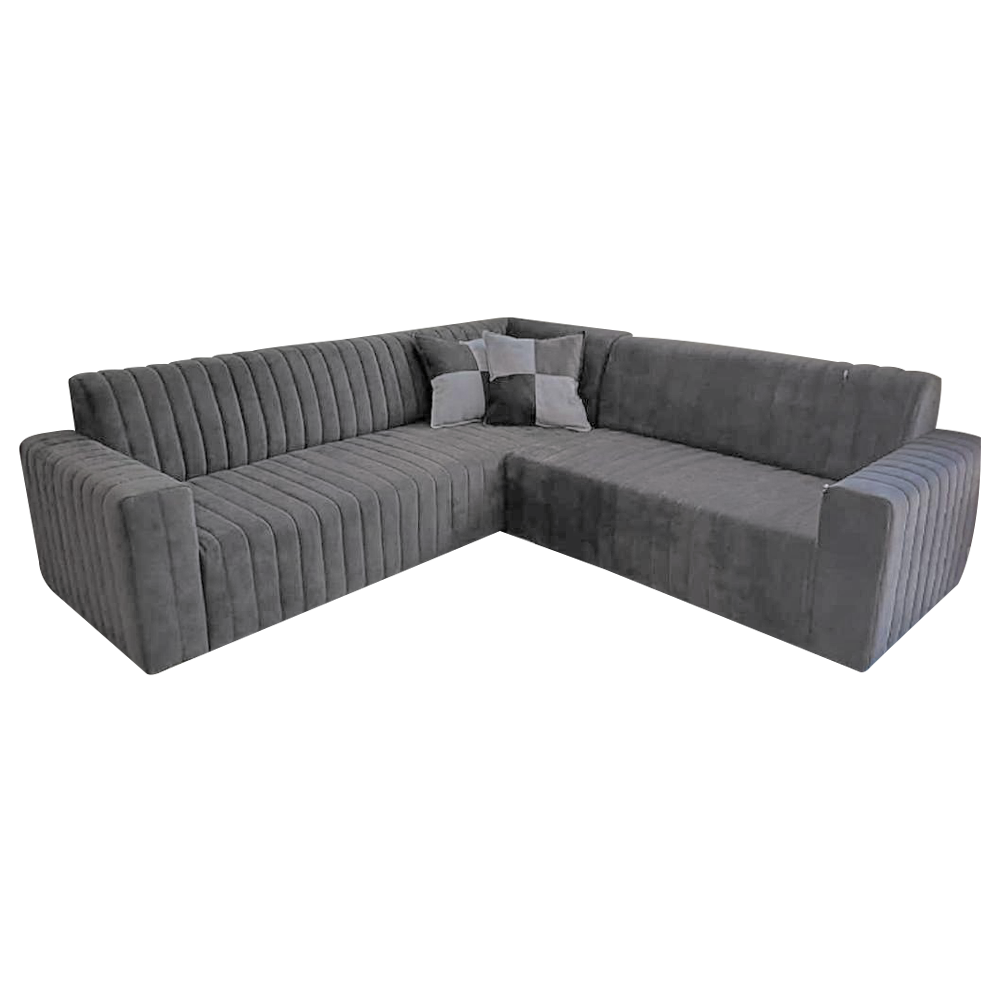 Aberdeen 4-Seater Fluted Corner Sofa